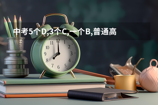 中考5个D,3个C,一个B,普通高中能录取着吗？