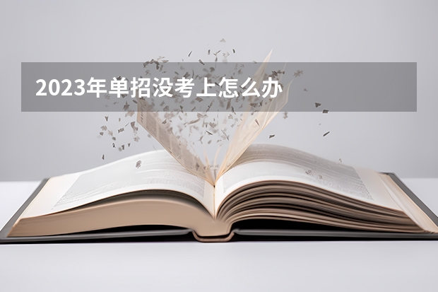 2023年单招没考上怎么办