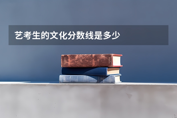 艺考生的文化分数线是多少