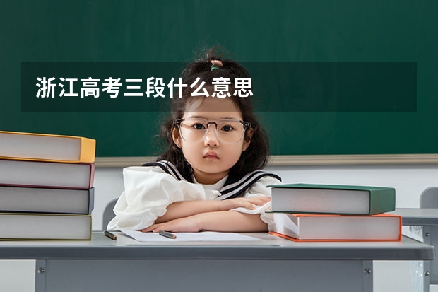 浙江高考三段什么意思