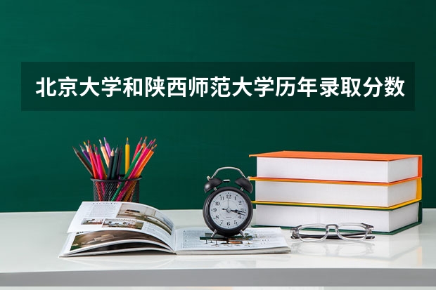 北京大学和陕西师范大学历年录取分数线对比