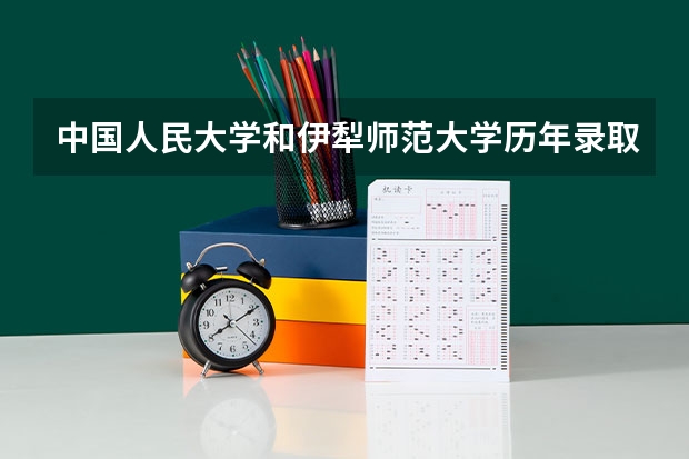中国人民大学和伊犁师范大学历年录取分数线对比