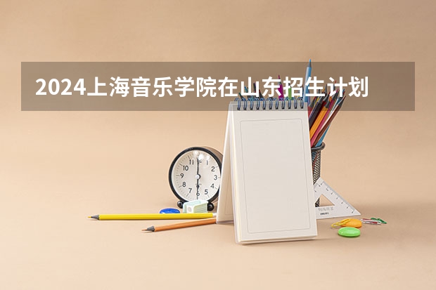 2024上海音乐学院在山东招生计划一览表