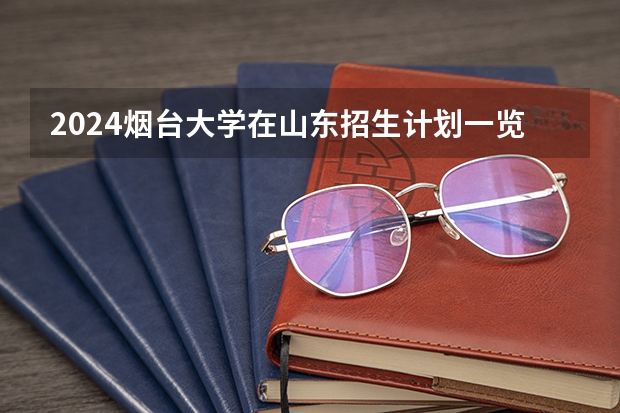 2024烟台大学在山东招生计划一览表