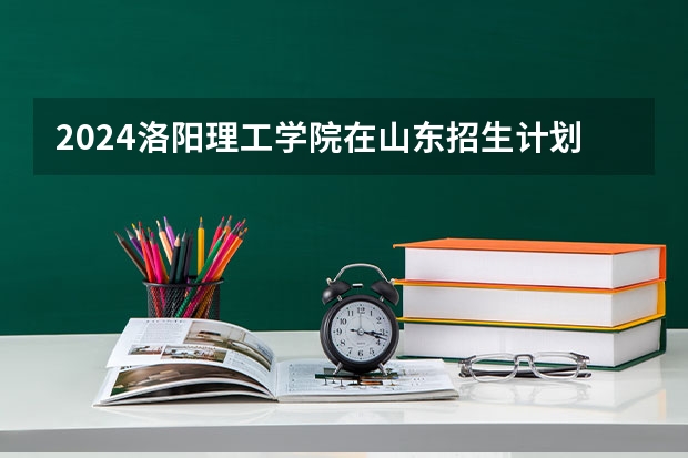 2024洛阳理工学院在山东招生计划一览表