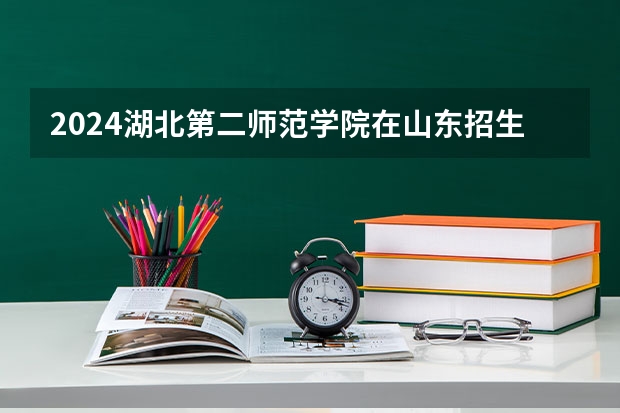 2024湖北第二师范学院在山东招生计划一览表