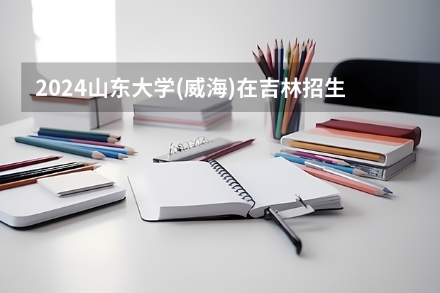 2024山东大学(威海)在吉林招生计划一览表