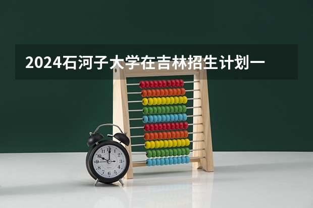 2024石河子大学在吉林招生计划一览表