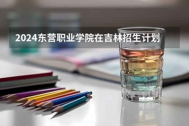 2024东营职业学院在吉林招生计划一览表