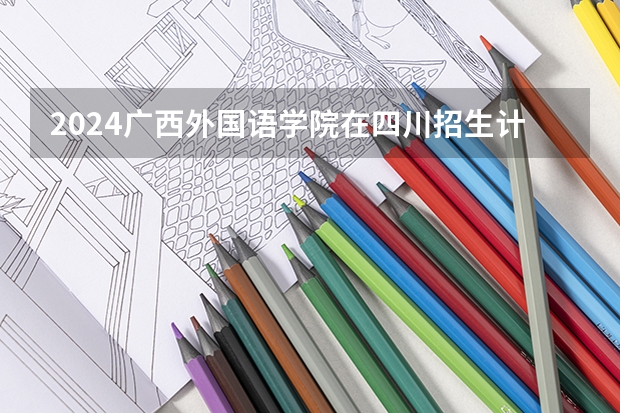 2024广西外国语学院在四川招生计划一览表
