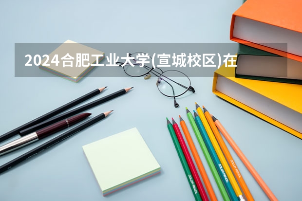 2024合肥工业大学(宣城校区)在江西招生计划一览表