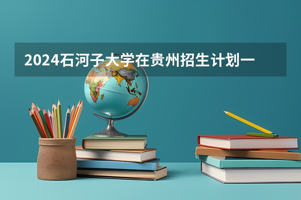2024石河子大学在贵州招生计划一览表