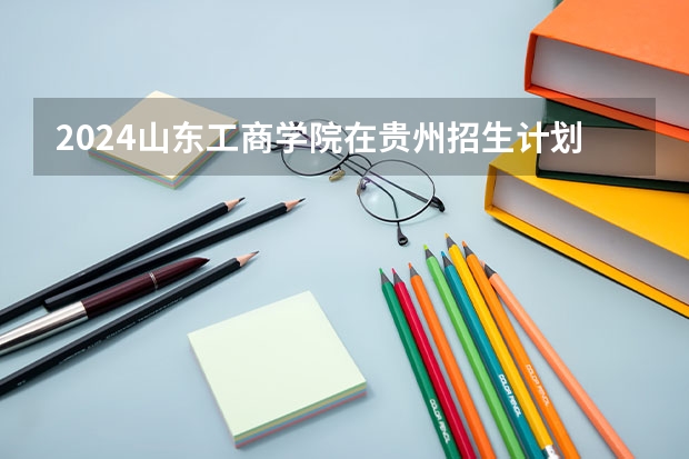 2024山东工商学院在贵州招生计划一览表