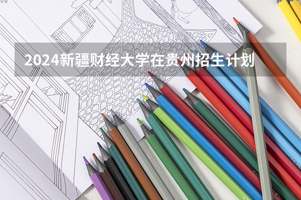 2024新疆财经大学在贵州招生计划一览表