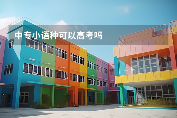 中专小语种可以高考吗
