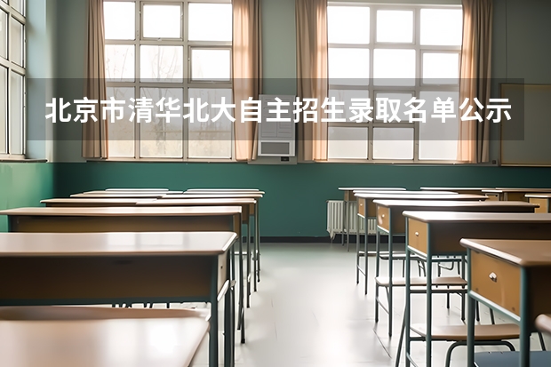 北京市清华北大自主招生录取名单公示！共人！（36名湖南学生保送清北，这些学生主要来自哪所中学？）