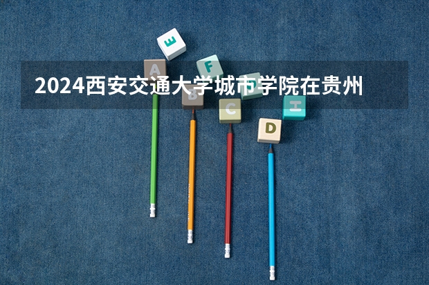 2024西安交通大学城市学院在贵州招生计划一览表