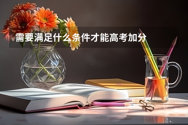 需要满足什么条件才能高考加分
