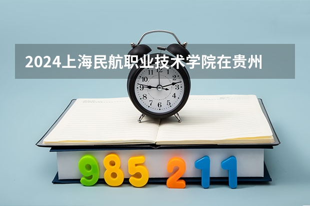 2024上海民航职业技术学院在贵州招生计划一览表