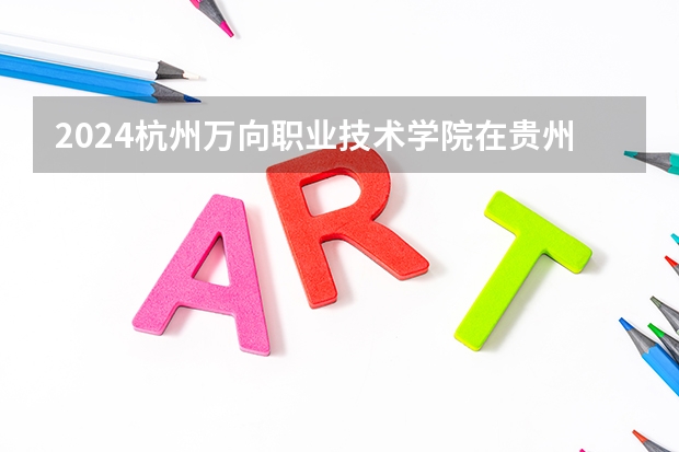 2024杭州万向职业技术学院在贵州招生计划一览表