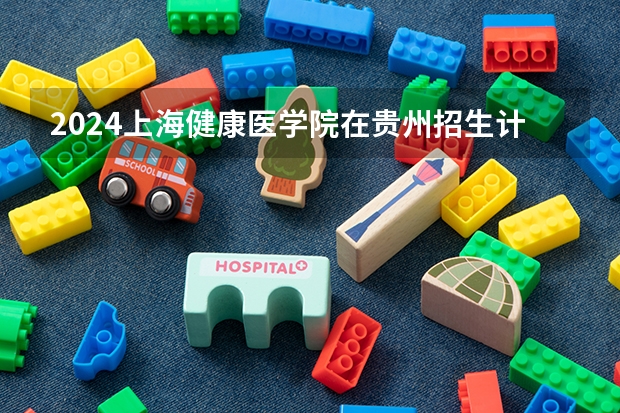 2024上海健康医学院在贵州招生计划一览表