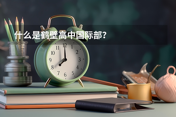 什么是鹤壁高中国际部？