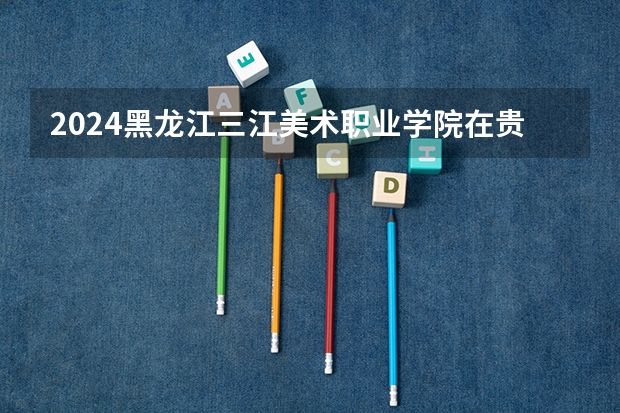 2024黑龙江三江美术职业学院在贵州招生计划一览表