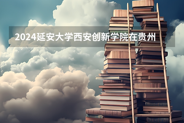 2024延安大学西安创新学院在贵州招生计划一览表