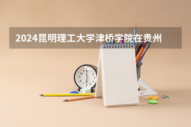 2024昆明理工大学津桥学院在贵州招生计划一览表