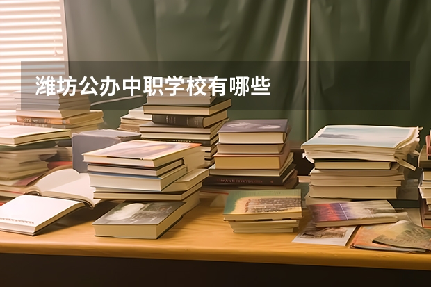潍坊公办中职学校有哪些