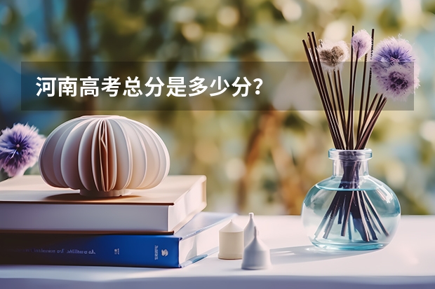 河南高考总分是多少分？