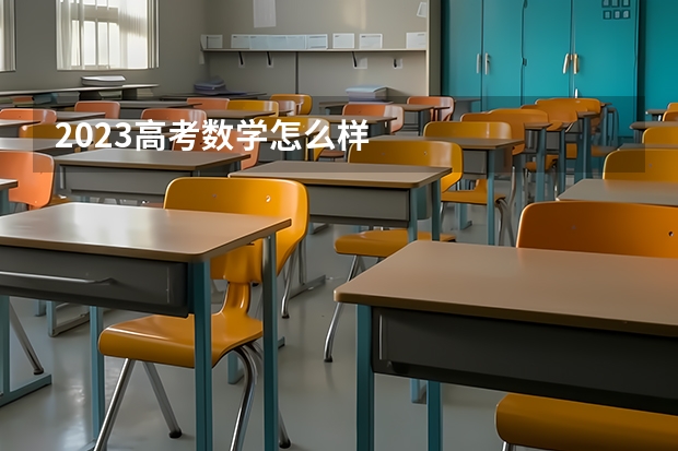 2023高考数学怎么样