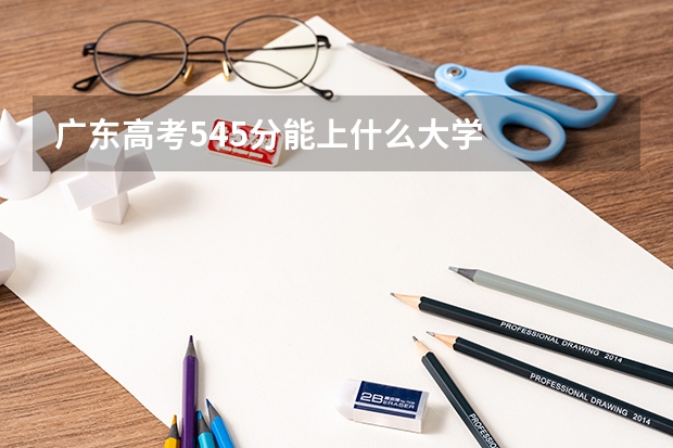 广东高考545分能上什么大学