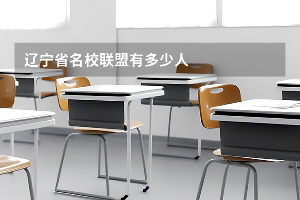 辽宁省名校联盟有多少人