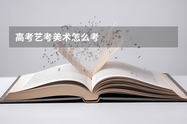 高考艺考美术怎么考