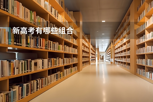 新高考有哪些组合