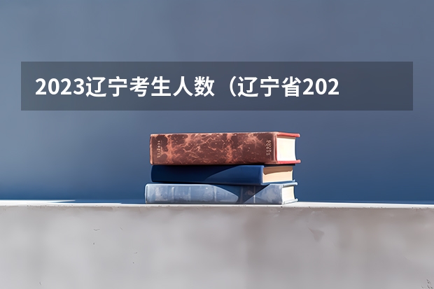 2023辽宁考生人数（辽宁省2023高考人数）